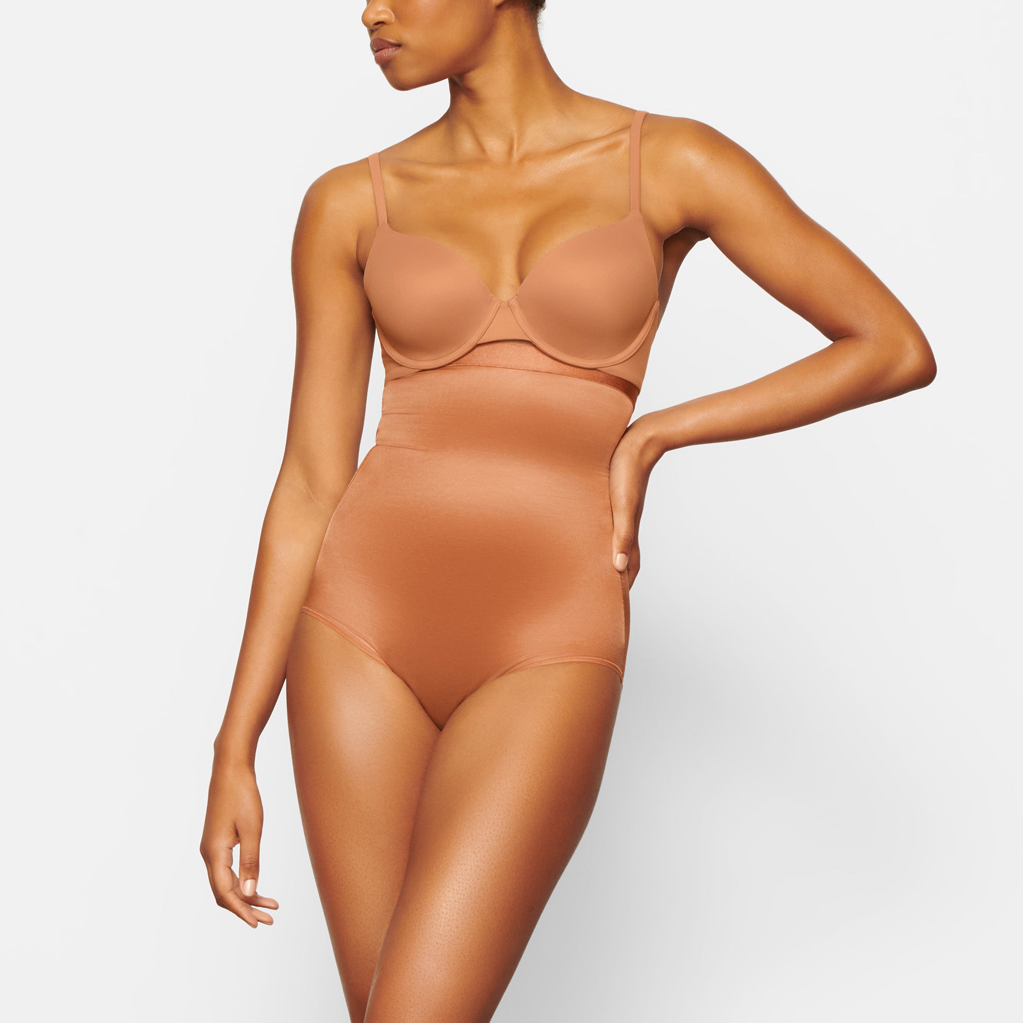SIMPLY BARE HIGH-WAISTED BRIEF | BRONZE